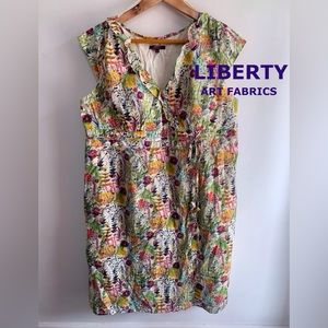 ⭐️NEW PRICE⭐️PLUS SIZE LIBERTY ART FABRICS Cotton Dress Size 16